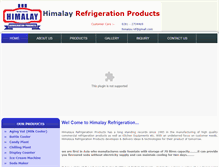 Tablet Screenshot of himalayarefrigeration.com